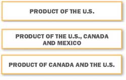 COOL Label Mandate by USDA