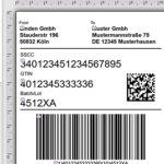 GS1 Logistic Label 2D Barcode
