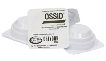 Ossid medical packaging with Greydon printer
