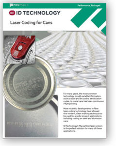 Laser Can Coding Datasheet